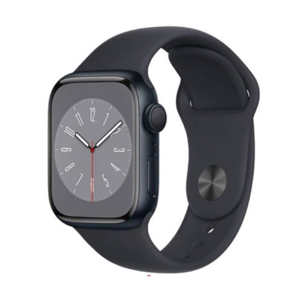 Apple Watch Series 8 - 41mm Viền Nhôm Dây Cao Su (Bản GPS) - Đen