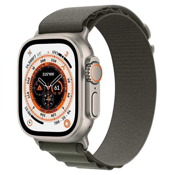 Apple Watch Ultra 1 - LTE 49mm viền Titanium dây Alpine - Xanh Lá