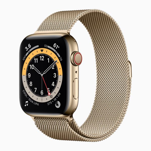 Apple Watch Series 6 44mm Bản Thép Dây Milan - Vàng