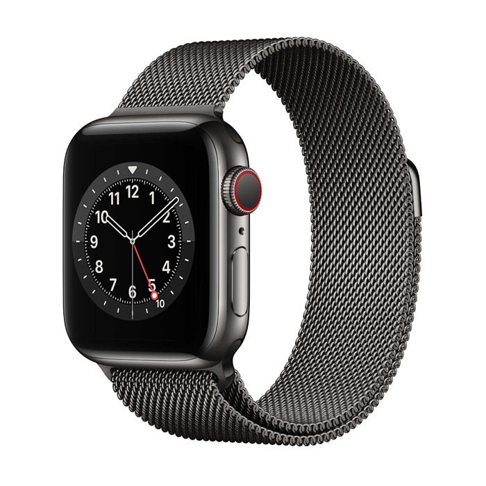 Apple Watch Series 6 44mm Bản Thép Dây Milan - Đen